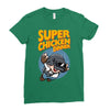 super chicken dinner Ladies Fitted T-Shirt