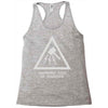 warning god of thunder Racerback Tank