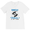 Uncle is my Name Fishing Is My Game V-Neck Tee