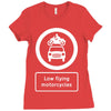 low flying motorcycles Ladies Fitted T-Shirt