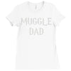 muggle dad Ladies Fitted T-Shirt
