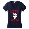 i don't always ch ch ch Women's V-Neck T-Shirt