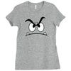 mad face Ladies Fitted T-Shirt