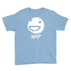 white nmp Youth Tee