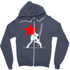 he clash inspired long sleeve Zipper Hoodie