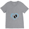 Custom baby boy name maternity design V-Neck Tee