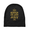 kings are born in july Baby Beanies