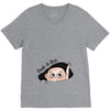 Peek a Boo V-Neck Tee