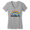 I Am Voting Yes Women's V-Neck T-Shirt
