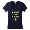 Save The Bees Women's V-Neck T-Shirt