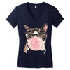 cat Women's V-Neck T-Shirt