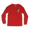 Flower Pocket Long Sleeve Shirts