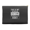goat halloween costume Accessory Pouches