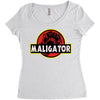 Maligator Women's Triblend Scoop T-shirt