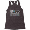 proud autism granddaughter Racerback Tank