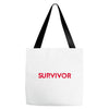 survivor 3 Tote Bags