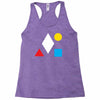 clean bandit shapes geometric Racerback Tank
