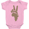 peace to africa Baby Onesie