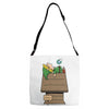 wake up Adjustable Strap Totes