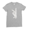 bunny sign Ladies Fitted T-Shirt
