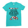 mama bear message Ladies Fitted T-Shirt