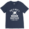 This Is What A Bad Ass Brother Looks Like V-Neck Tee