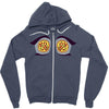 moe pizza eyes Zipper Hoodie
