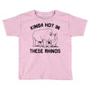 kinda hot in these rhinos Toddler T-shirt