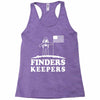 moon finders keepers Racerback Tank