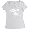 beer pong champion Women's Triblend Scoop T-shirt