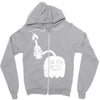 regular show molotov Zipper Hoodie