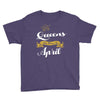 queens are born in april Youth Tee