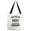 Super Cool Daddy Of A Freaking Awesome Daughter Tote Bags