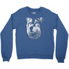 round neck dog wolf Crewneck Sweatshirt