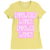 empowered women 2 Ladies Fitted T-Shirt