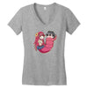 musume monster Women's V-Neck T-Shirt