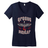 groove master bass Women's V-Neck T-Shirt