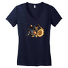ghost rider and son Women's V-Neck T-Shirt