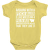 arguing with a psych major Baby Onesie