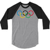 olympic rings 3/4 Sleeve Shirt