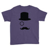 moustache gentleman Youth Tee