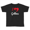 i love goldens Toddler T-shirt