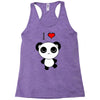 i love panda Racerback Tank