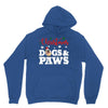 christmas dogs and paws Unisex Hoodie