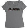 go faster Women's Triblend Scoop T-shirt