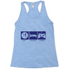 eat,sleep,game Racerback Tank