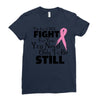 the lord will fight for you, you need only to be still Ladies Fitted T-Shirt