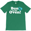 Bun in the Oven with Heart Baby Boy T-Shirt