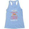 camping lady Racerback Tank