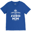 i can't keep calm i'm a judo mom V-Neck Tee
